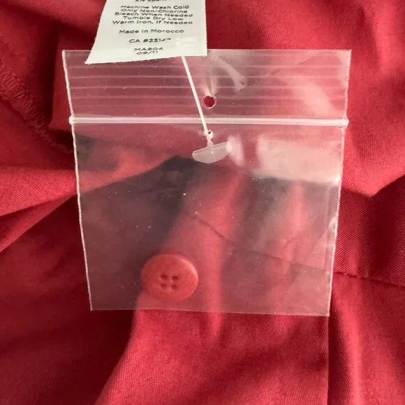 Talbots Heritage Cropped Ankle Pants 20W Red Cotton‎ Spandex NWT PT-2641 - Picture 10 of 14